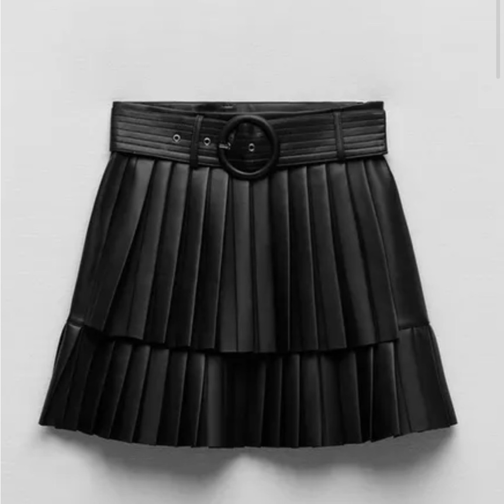 Zara pleated skirt